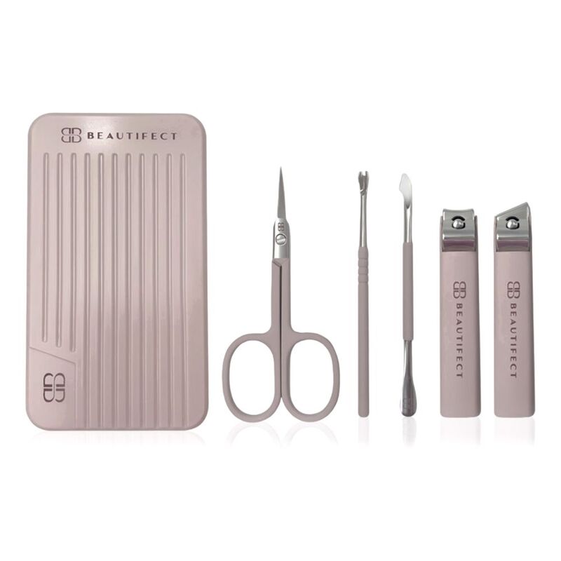 Beautifect Manicase The Manicure Case (Nail Scissor/Nail Clipper/Cuticle Pusher/Cuticle Corrector)