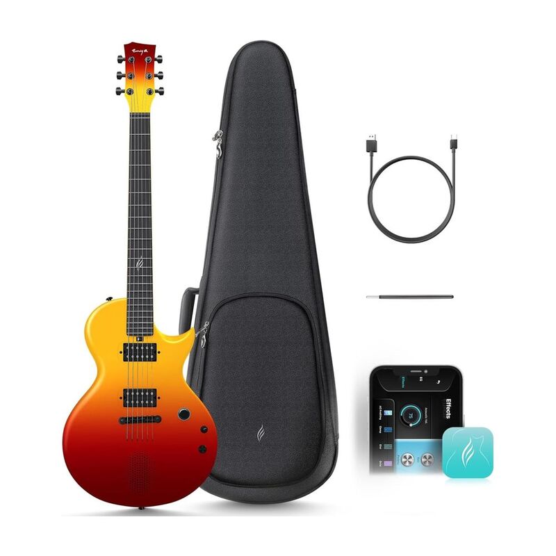 Enya Nova Gosonic/VR Smart Electric Guitar - Volcano Red Enya Nova Gosonic/VR Smart Electric Guitar - Volcano Red