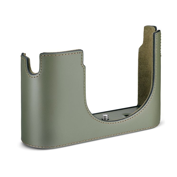Leica Halfcase Q3 - Leather - Olive Green