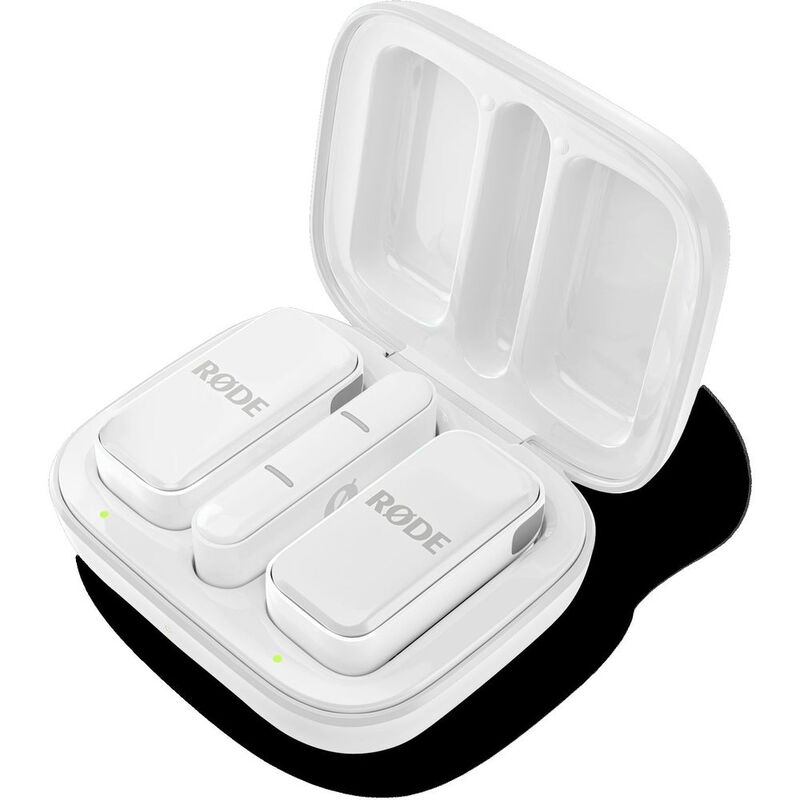 Rode WIMICROCW Ultra-Compact Wireless Mic with USB-C - White Rode WIMICROCW Ultra-Compact Wireless Mic with USB-C - White