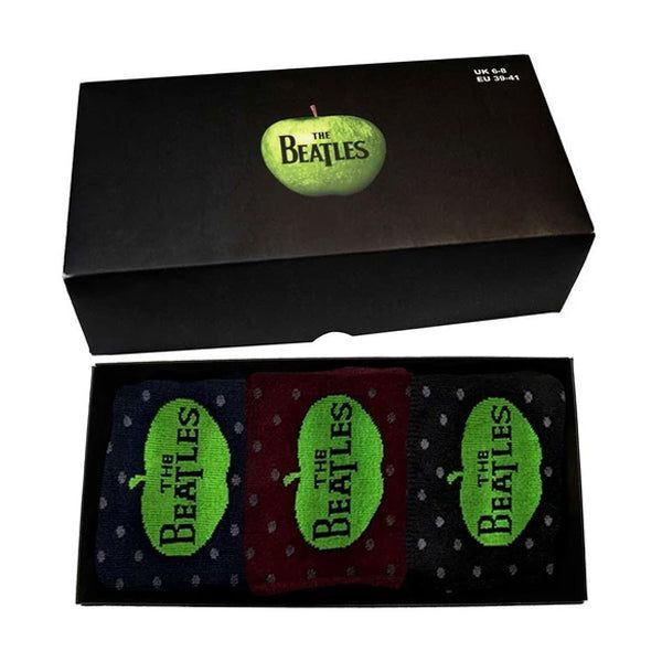 Rock Off Beatles - Socks Apple & Spots - 3-Pack Socks (EU 40-45)
