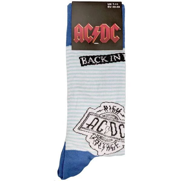 Rock Off AC/DC - Socks BLUE - (EU 40-45)