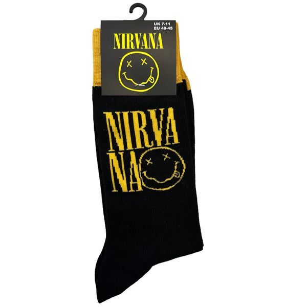 Rock Off Nirvana - Socks Logo - (EU 40-45)