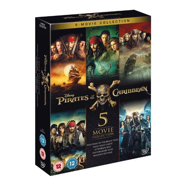 Pirates Of The Caribbean - 5- Movie Complete Box set - Blu-Ray Pirates Of The Caribbean - 5- Movie Complete Box set - Blu-Ray