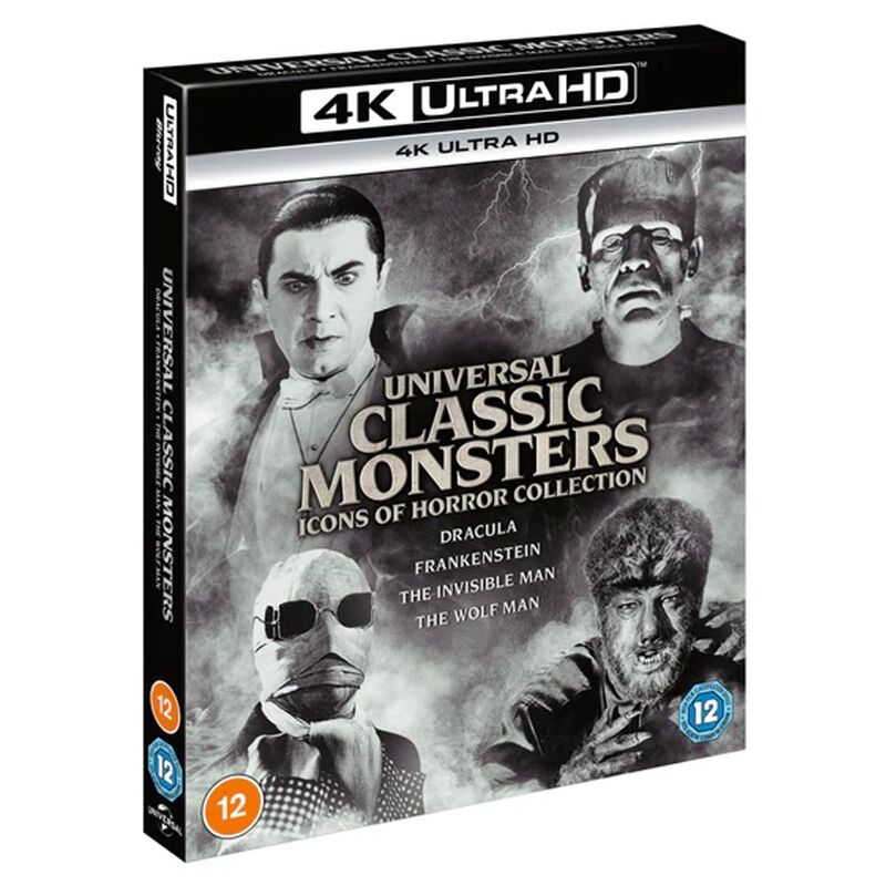 Universal Classic Monsters - Icons Of Horror Collection (4 Disc) - Blu-Ray - 4K Universal Classic Monsters - Icons Of Horror Collection (4 Disc) - Blu-Ray - 4K