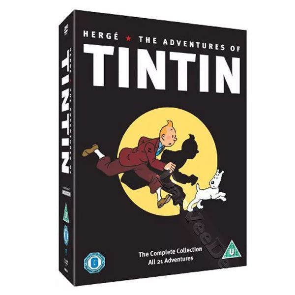 The Adventures Of TinTin - Complete 21 Adventures Collection (5 Discs) - DVD The Adventures Of TinTin - Complete 21 Adventures Collection (5 Discs) - DVD
