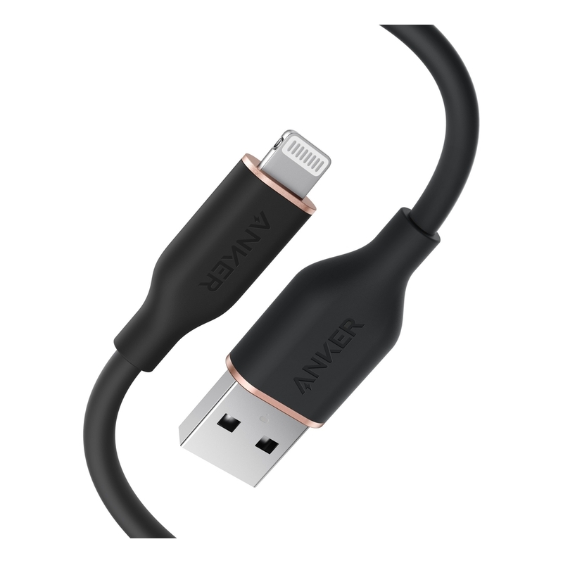 Anker PowerLine III Flow USB-A to Lighting Cable - Black Anker PowerLine III Flow USB-A to Lighting Cable - Black