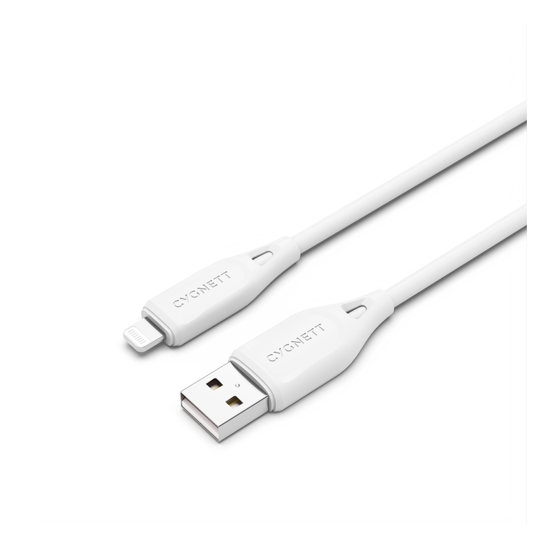 Cygnett Essentials Lightning To USB-A Cable 2m - White