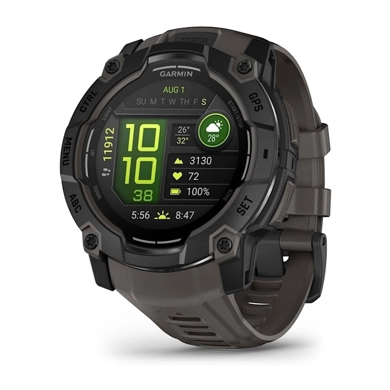 Garmin Instinct 3 GPS Smartwatch - 50mm AMOLED - Black with Charcoal Band Garmin Instinct 3 GPS Smartwatch - 50mm AMOLED - Black with Charcoal Band