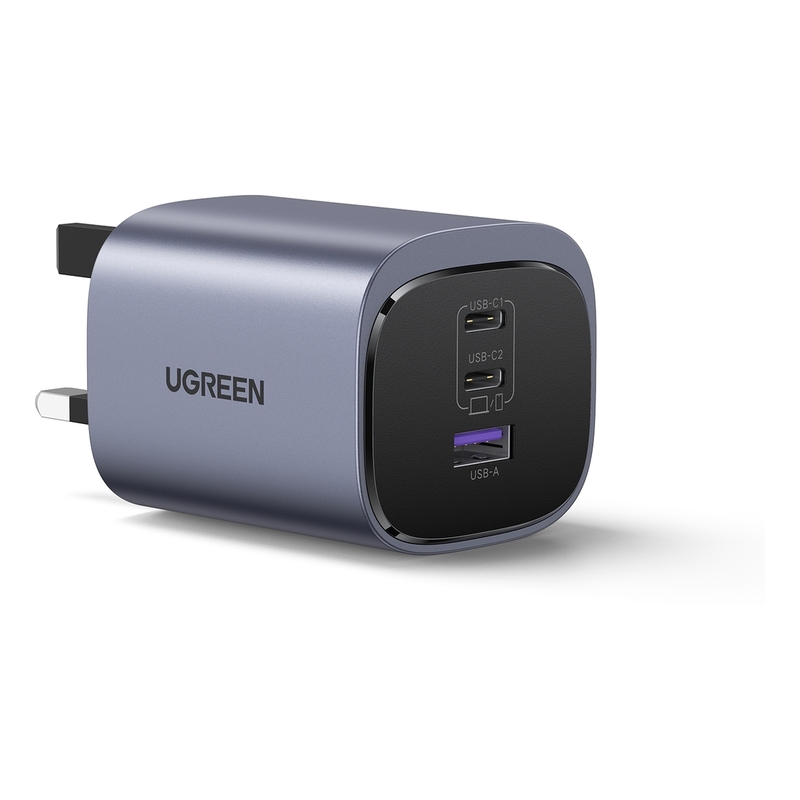 UGREEN Nexode S 65W PD GaN Charger 2C 1A UK - Gray UGREEN Nexode S 65W PD GaN Charger 2C 1A UK - Gray