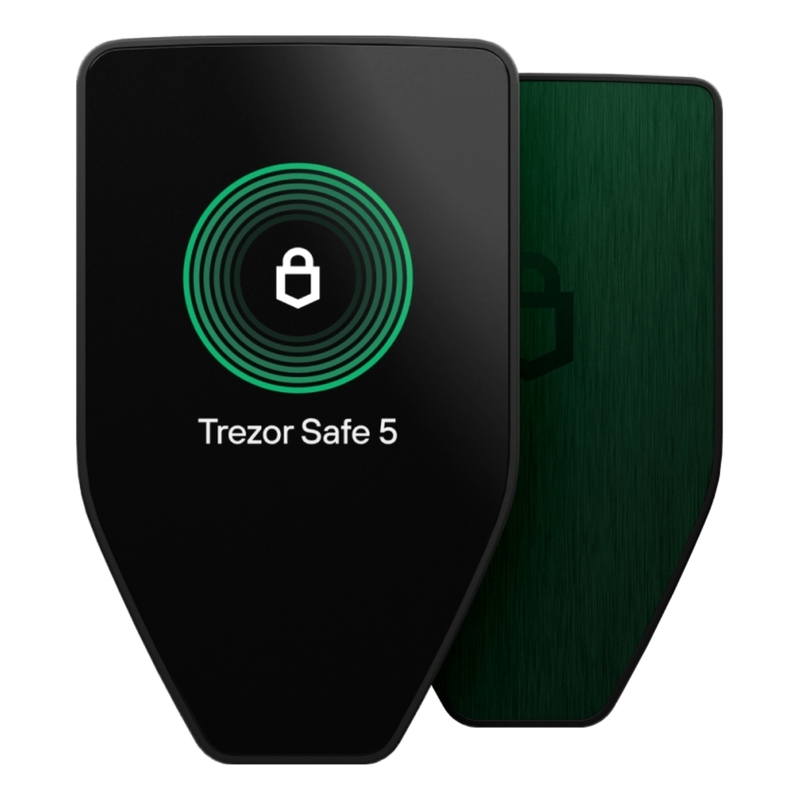 Trezor Safe 5 Advanced Crypto Hardware Wallet - Green Beryl Trezor Safe 5 Advanced Crypto Hardware Wallet - Green Beryl