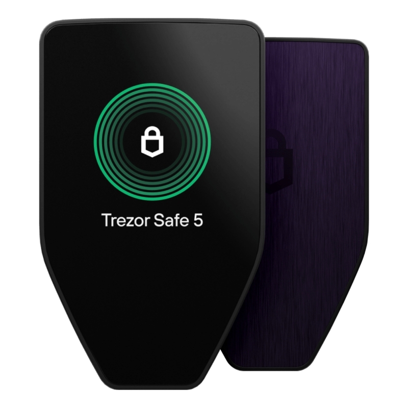 Trezor Safe 5 Advanced Crypto Hardware Wallet - Violet Ore Trezor Safe 5 Advanced Crypto Hardware Wallet - Violet Ore