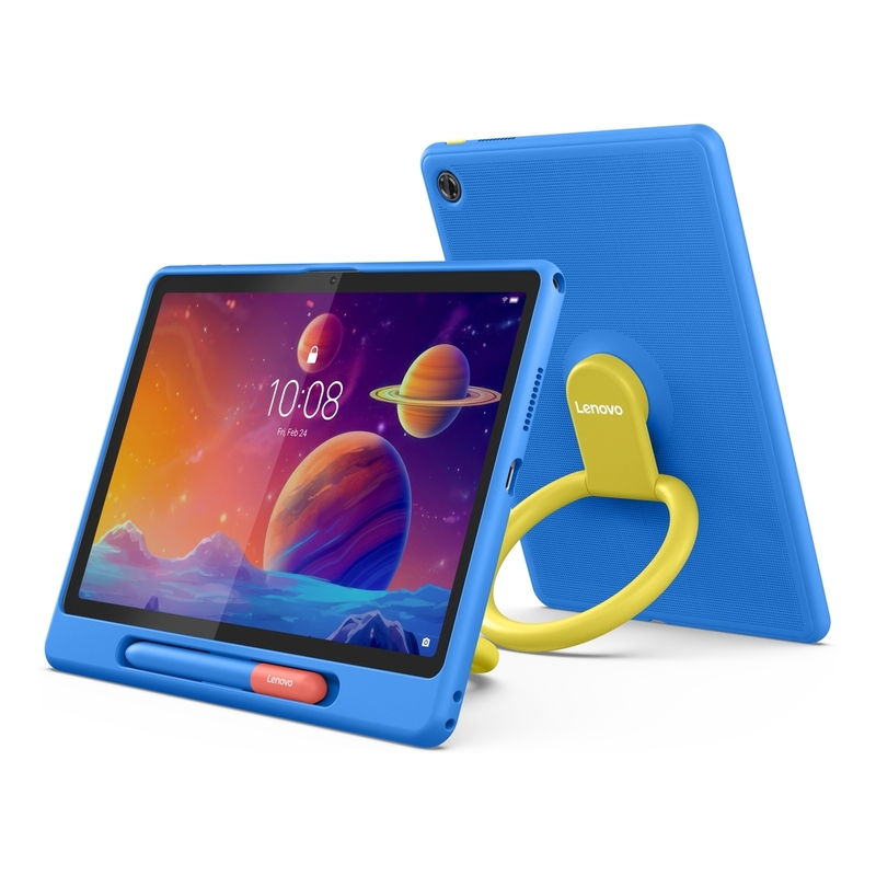 Lenovo Tab Kids Tablet 4GB/128GB/10.1" WUXGA (1920x1200) - Luna Grey + (Lenovo Tab Play Suite (Bumper Case + Passive Pen)