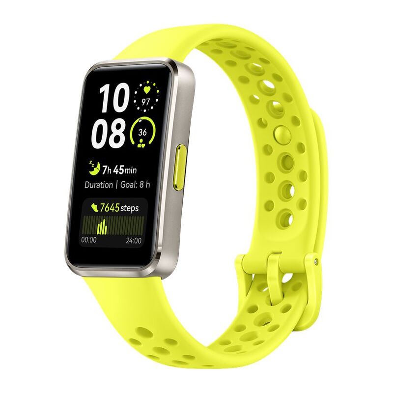 Huawei Band 10 Green Aluminium Case - Green Fluoroelastomer Strap Huawei Band 10 Green Aluminium Case - Green Fluoroelastomer Strap