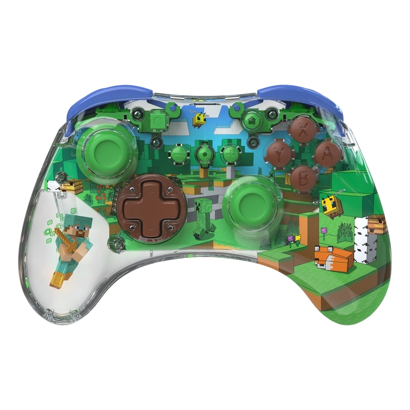 PDP Nintendo Switch Realmz Wireless Controller - Minecraft Forest PDP Nintendo Switch Realmz Wireless Controller - Minecraft Forest