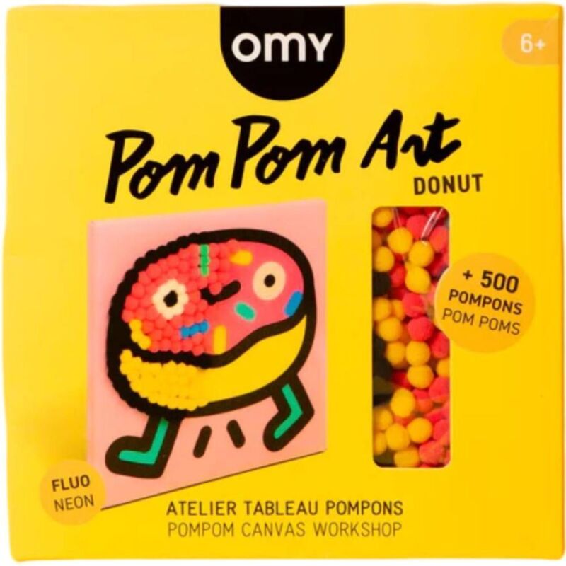 Omy Pom Pom Art - Donut