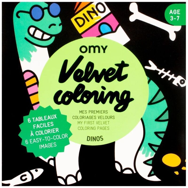 Omy Velvet Coloring - Dino