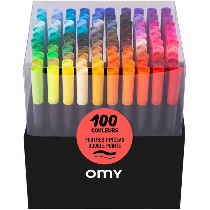 Omy Box Of 100 Color Markers Omy Box Of 100 Color Markers