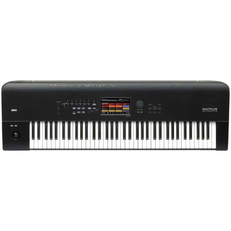 KORG NAUTILUS-73 Music Synthesizer Workstation Keyboard - Black KORG NAUTILUS-73 Music Synthesizer Workstation Keyboard - Black