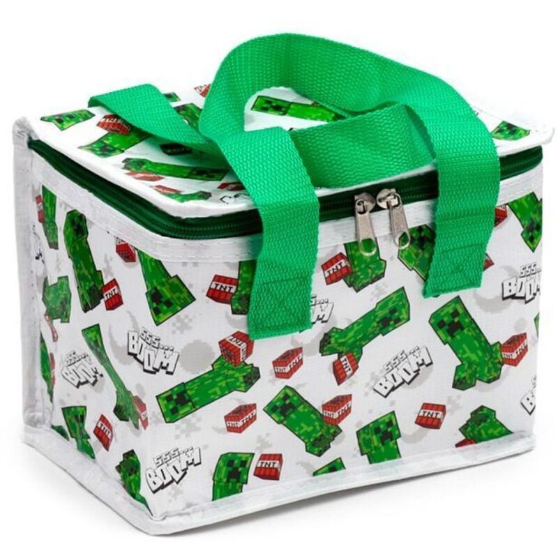 Puckator Rpet Cool Bag Lunch Bag - Minecraft Creeper & Tnt Puckator Rpet Cool Bag Lunch Bag - Minecraft Creeper & Tnt