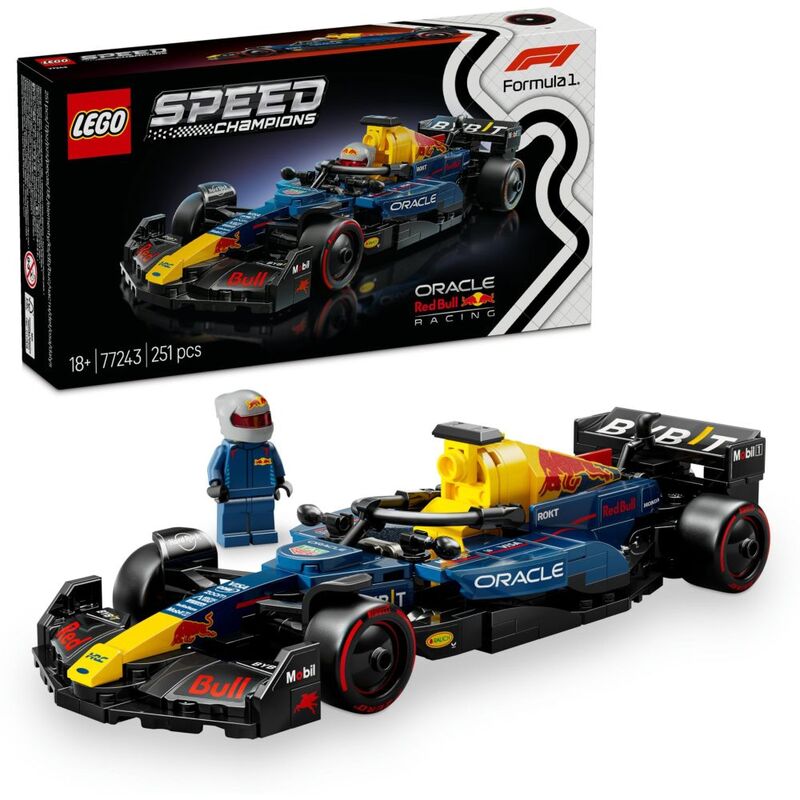 LEGO Speed Champions F1 Oracle Red Bull Racing RB20 Race Car 77243 (251 Pieces)