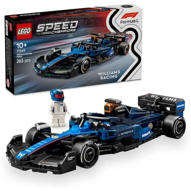 LEGO Speed Champions F1 Williams Racing FW46 Race Car 77249 (263 Pieces) LEGO Speed Champions F1 Williams Racing FW46 Race Car 77249 (263 Pieces)