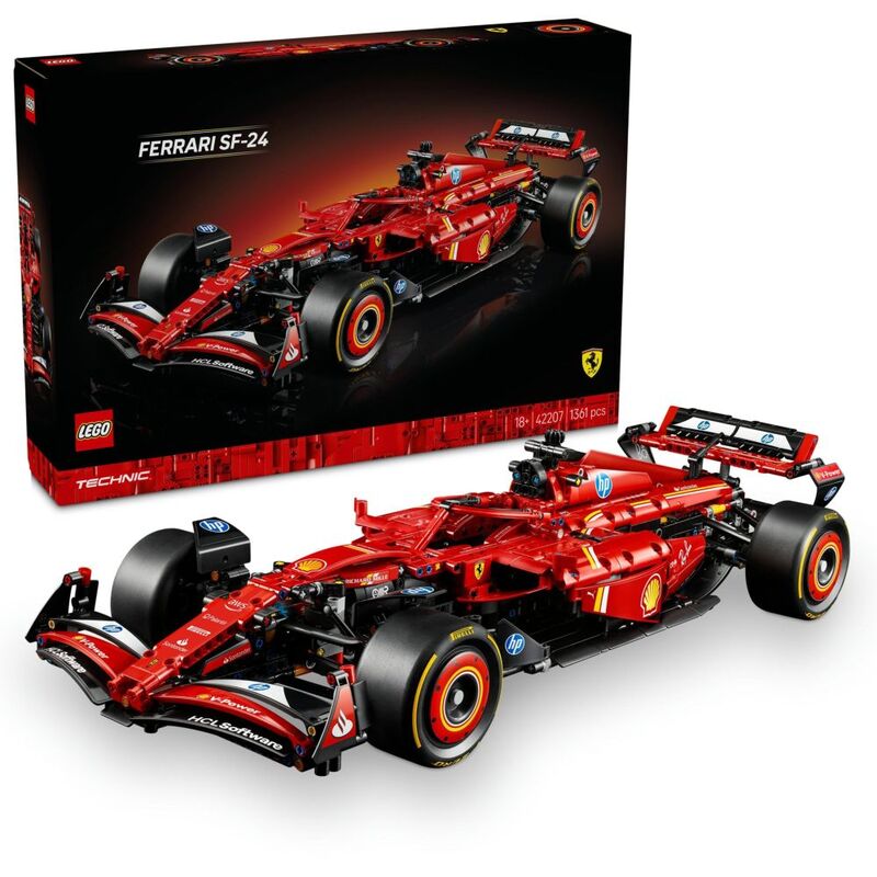 LEGO Technic Ferrari SF-24 F1 Race Car 42207 (1361 Pieces)