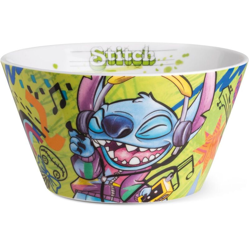 EGAN Disney Stitch Bowl - Green 550ml