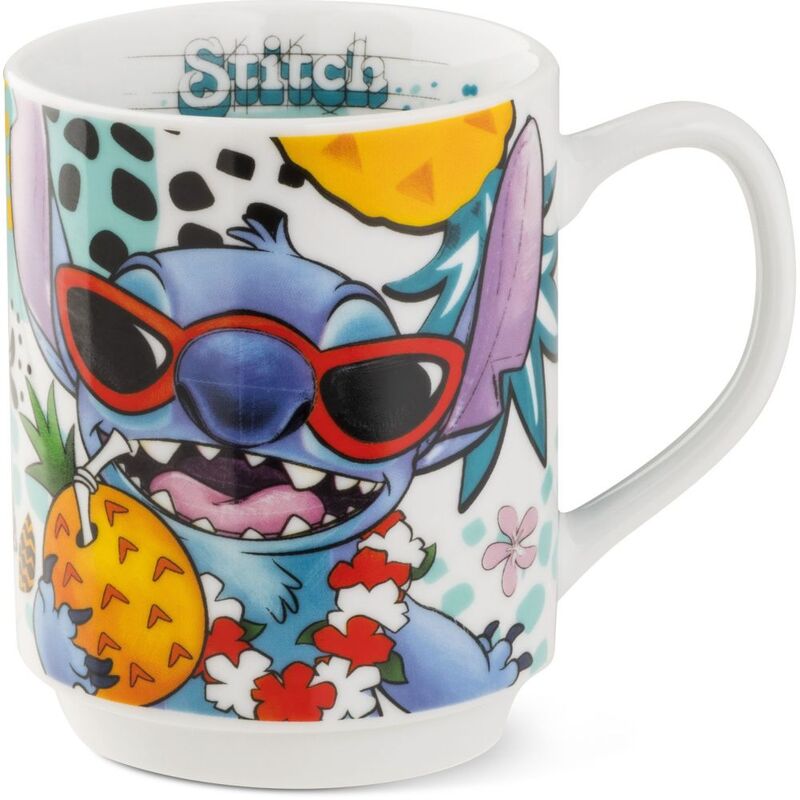 EGAN Disney Stackable Mug Stitch - White 350ml EGAN Disney Stackable Mug Stitch - White 350ml