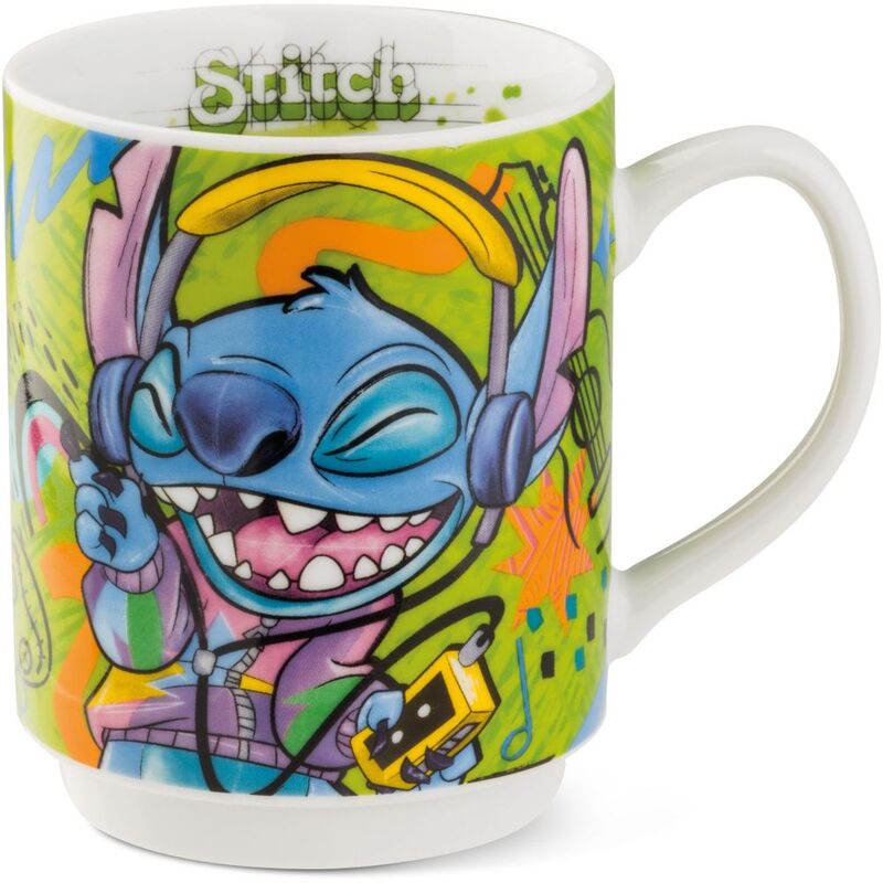 EGAN Disney Stackable Mug Stitch - Green 350ml EGAN Disney Stackable Mug Stitch - Green 350ml
