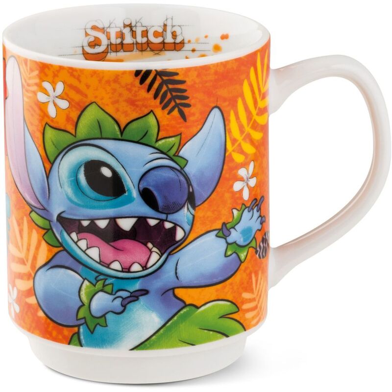 EGAN Disney Stackable Mug Stitch - Orange 350ml EGAN Disney Stackable Mug Stitch - Orange 350ml