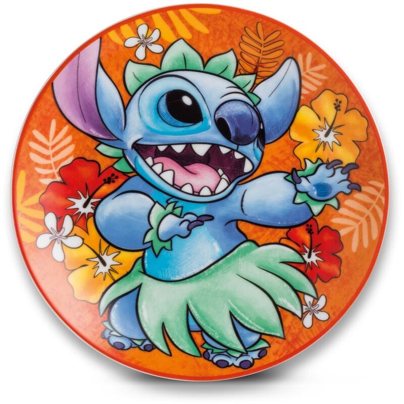 EGAN Disney Stitch Dessert Plate (Set Of 2) - Orange 19cm EGAN Disney Stitch Dessert Plate (Set Of 2) - Orange 19cm