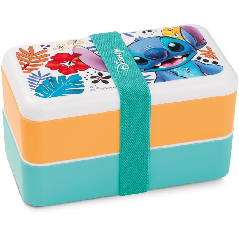 EGAN Disney Stitch Lunch Box - White 18X10cm EGAN Disney Stitch Lunch Box - White 18X10cm