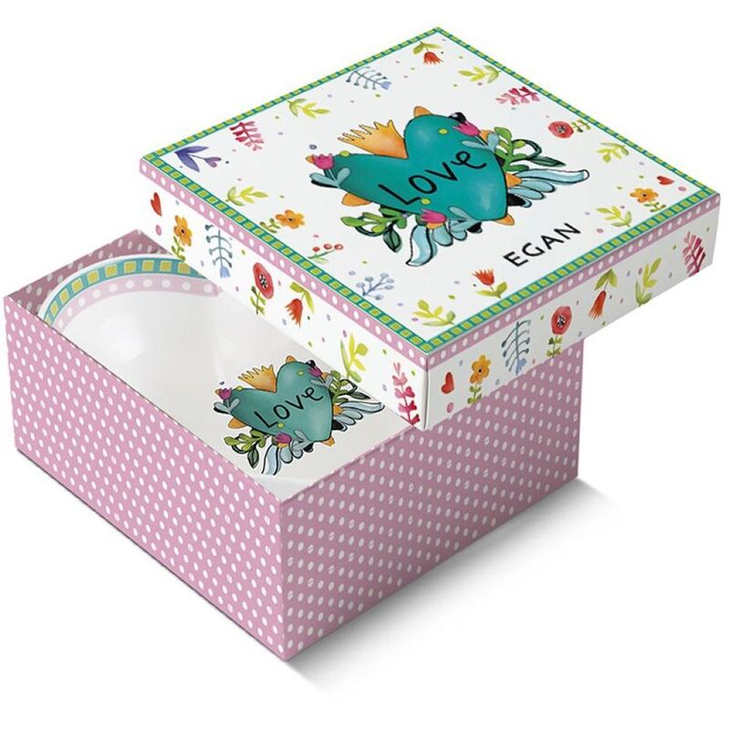 EGAN Love Small Bowl - Turquoise 17X5cm