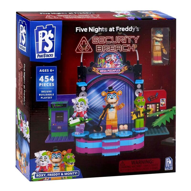 PHATMOJO Five Nights At Freddy's Deluxe Concert Stage Buildable Set PHATMOJO Five Nights At Freddy's Deluxe Concert Stage Buildable Set