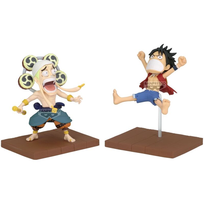 Banpresto One Piece World Collectable Figure Log Stories Monkey D. Luffy And Enel 3.1-Inch Figure Banpresto One Piece World Collectable Figure Log Stories Monkey D. Luffy And Enel 3.1-Inch Figure