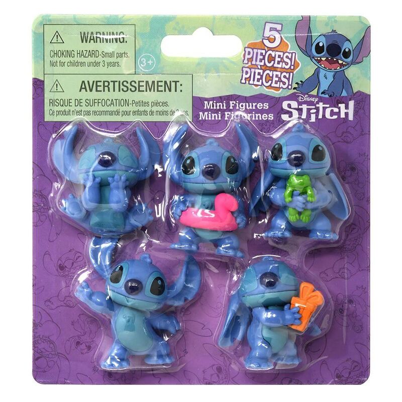 Disney Stitch Collectible Figure Set (Set of 5)