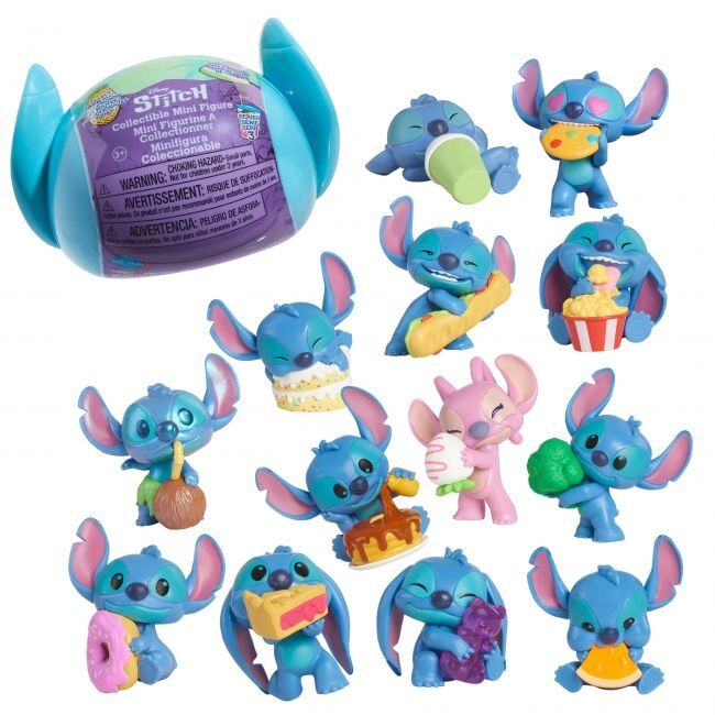 Disney Stitch Feed Me Series 3 Collectible Mini Figure (Assortment - Includes 1)