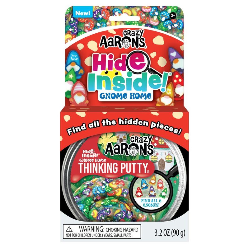 Crazy Aaron's Thinking Putty Hide Inside! - Gnome Home