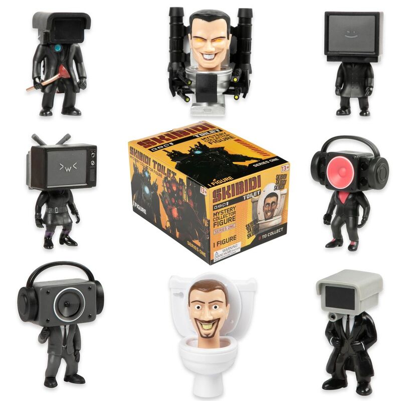 Skibidi Toilet Series 1 Surprise Collector Figure Blind Box (Assortment - Includes 1) Skibidi Toilet Series 1 Surprise Collector Figure Blind Box (Assortment - Includes 1)
