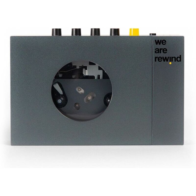 We Are Rewind Portable Bluetooth Cassette Player - Grey We Are Rewind Portable Bluetooth Cassette Player - Grey
