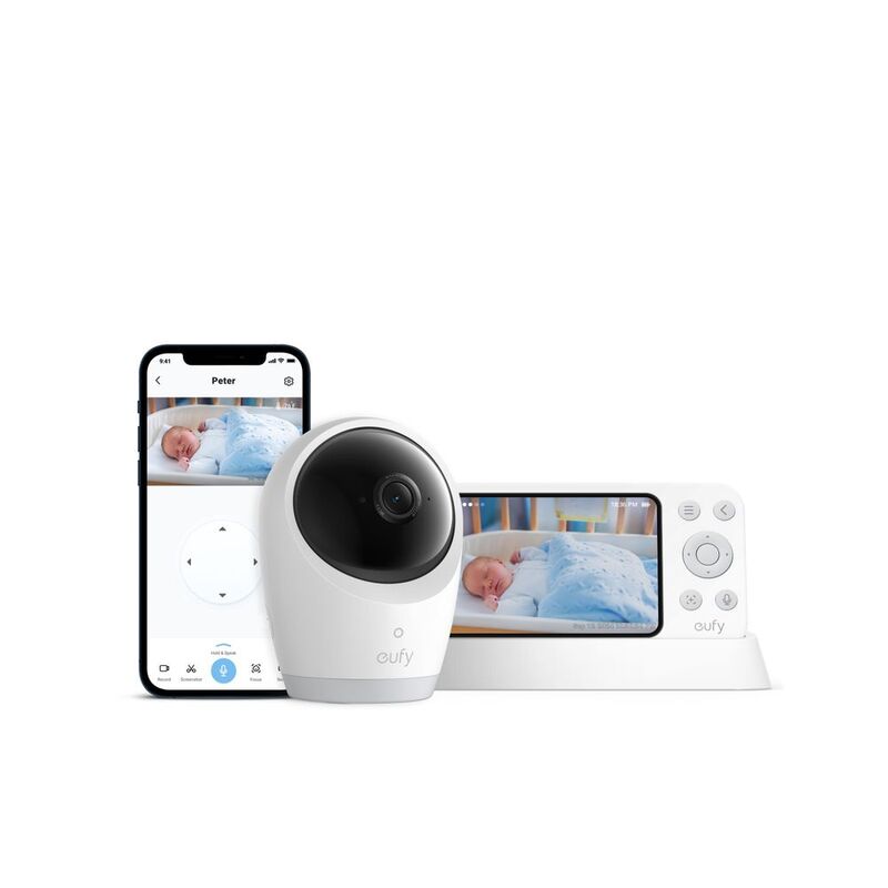 Eufy Baby Monitor E21 4K Camera- T8354 - White Eufy Baby Monitor E21 4K Camera- T8354 - White