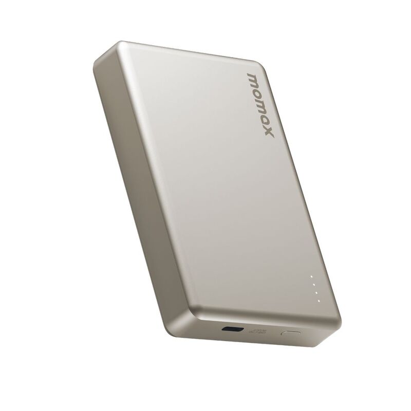 Momax 1-Power Pass 10000mAh Magnetic Wireless Power Bank - Titanium Momax 1-Power Pass 10000mAh Magnetic Wireless Power Bank - Titanium
