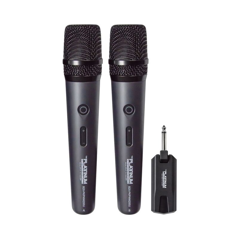 Platinum Karaoke B20 Portable Dual Wireless Microphone