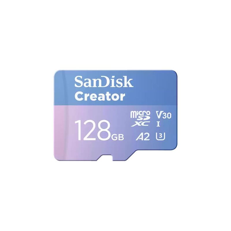 Sandisk Creator Micro SD Card Adapter 128GB Sandisk Creator Micro SD Card Adapter 128GB