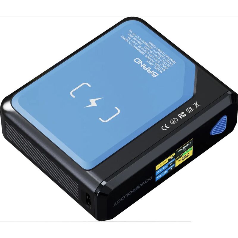 Powerology Ultra Mini 20000mAh Power Bank - Black