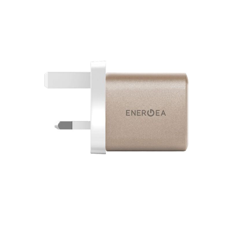 Energea Ampcharge Gan35/ 1C1A Pd/ Pps/ Qc3.0 Wall Charger/ 35W (UK) - Gold Energea Ampcharge Gan35/ 1C1A Pd/ Pps/ Qc3.0 Wall Charger/ 35W (UK) - Gold