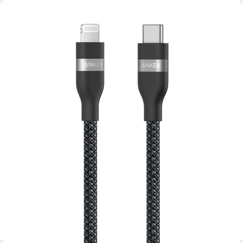 Anker USB-C To Lightning Cable (3ft PCR-Braided) B2C - Black