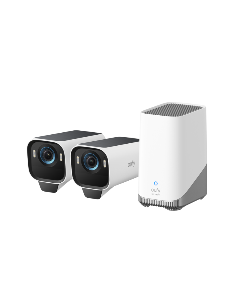 Eufycam S3 Pro 2-Cam Kit - Black + White