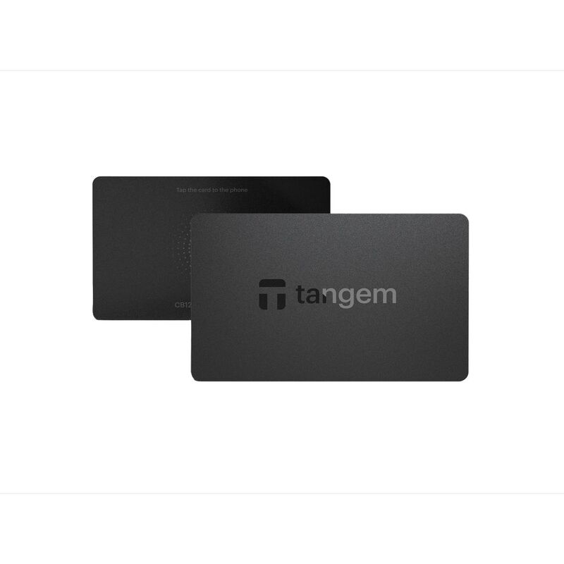 Tangem Crypto Hardware Card Wallet 2.0 - Black (Pack Of 2 Cards) Tangem Crypto Hardware Card Wallet 2.0 - Black (Pack Of 2 Cards)